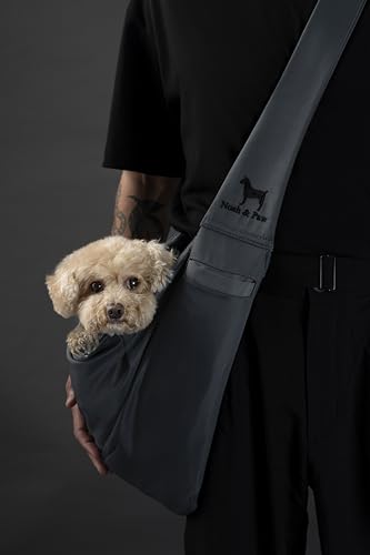 Noah & Paw Dog Sling Carrier for Small Dogs 5-18lb, Dog Sling for Small Dogs and Cats, Dog Carrier with Adjustable Padded ...