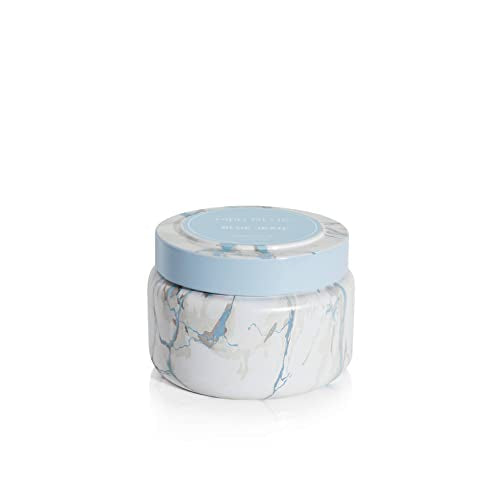 Capri Blue Modern Marble Printed Travel Tin Jar Candles - Luxury Decorative Candles for Home Scented - Long Lasting Soy Wa...