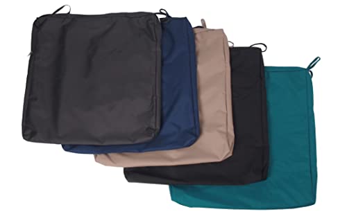Leeymoo Patio Seat Cushion Covers, Water Repellent Patio Cushion Replacement Covers-Only Covers (18"x18"x2" 2 Pack Peacock...