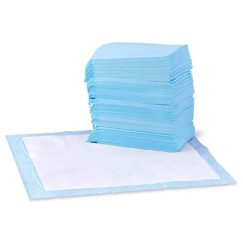Amazon Basics Leak-Proof Dog and Puppy Potty Training Pee Pads with Quick-Dry 5-Layer Super Absorbent Design, Regular Size...