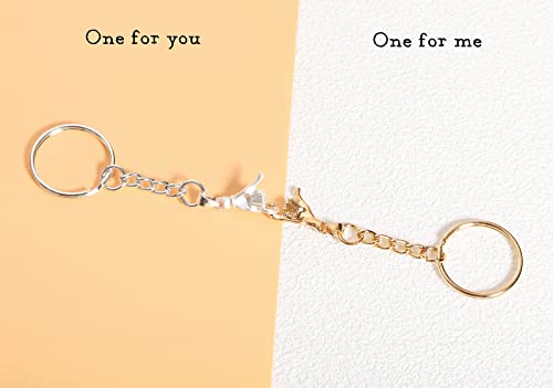 2Pcs Pinky Promise Keychains for Couples, Valentine Gifts for Girlfriend Boyfriend Best Friends, Bff Friendship Keychains