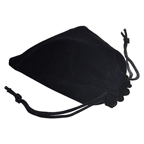 JIAKAI 30pcs Velvet Double Drawstring Cloth Bag.Jewelry Drawstring Pouches for Small Jewelry Bracelet/Headphones Bag/Bead...