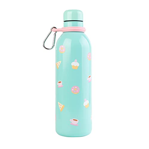 Official Pusheen-Sports Bottle-500ml / 17OZ, Stainless Steel, Vacuum Insulated , Double Wall Reusable Water Bottle With Ca...