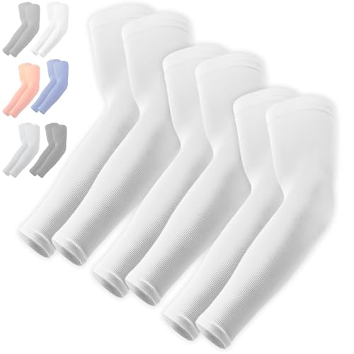 OutdoorEssentials UV Sun Protection Arm Sleeves - Compression Arm Sleeve, UV Arm Sleeves Men, Women - Golf Cooling Sleeves