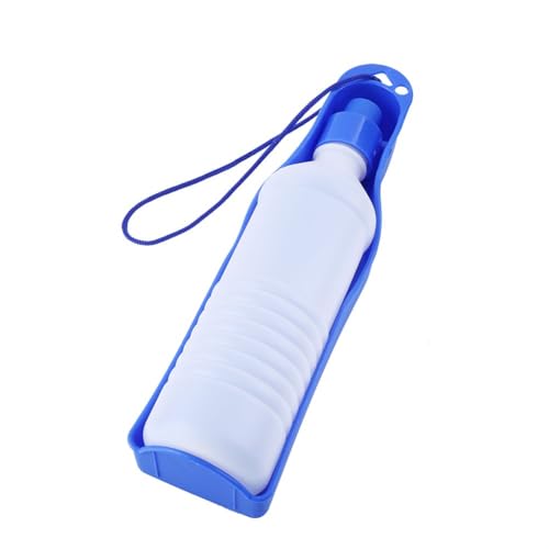 Pet Dog Travel Water Bottle Foldable Dog Water Dispenser Portable Dog Water Bottle with Drinking and Feeding Function(500M...