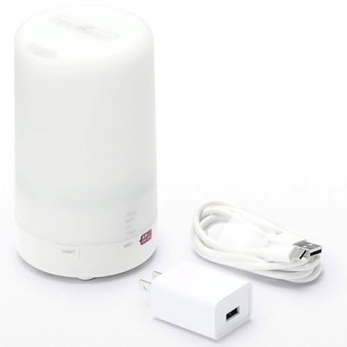MUJI Aroma Diffuser/LED Lighting Cordless Ultrasound/MJ-CAD2, White