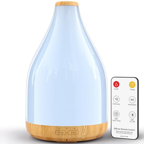 KinYiLO Essential Oil Diffuser for Home, 300ML Modern Décor Aromatherapy Diffusers Large Room Fresh Air Scent, Ultrasonic ...