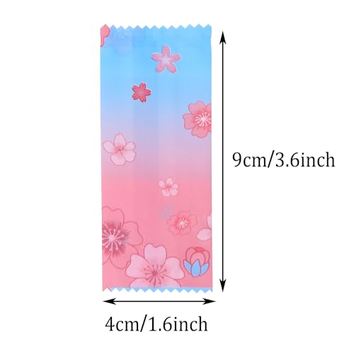PENTA ANGEL Nougats Candy Bags 400Pcs Clear Plastic Caramels Gift Candy Wrappers Packing Bags Pouch for Christmas Theme Pa...