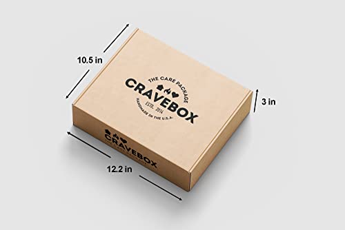 CRAVEBOX Snacks Box Variety Pack Care Package (45 Count) Mother's Day Treats Gift Basket Adults Kids Grandkids Guys Girls ...