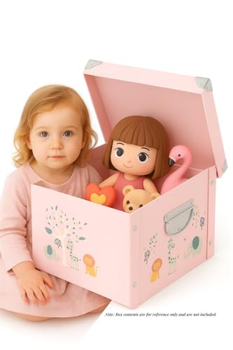 GroWings Baby Keepsake Box - Large Memory Storage for Newborns, Suitable for Boys and Girls, Strong, Durable, and Collapsi...