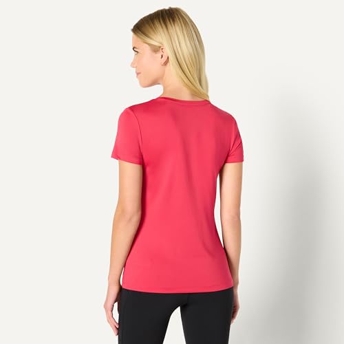 Amazon Essentials Women's Active Quick Dry Tech Stretch Short-Sleeve Crewneck T-Shirt, Multipacks