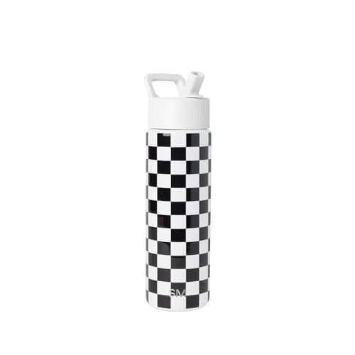 Simple Modern Water Bottle with Straw Lid | Vacuum Insulated Stainless Steel Metal | Reusable Leak Proof BPA-Free Cup for ...