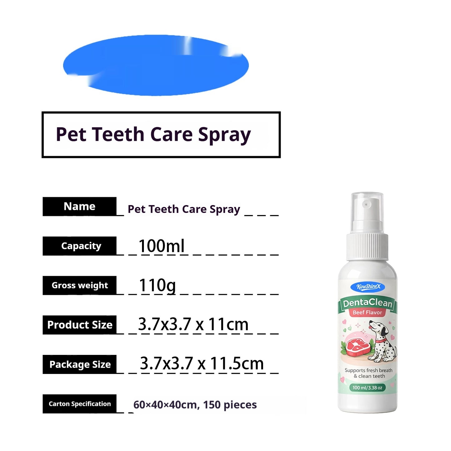 Dental Spray Advanced Oral Care Pet Tooth Spray