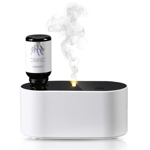 Lecdura Waterless Diffuser for Essential Oil, Battery Operated Scent Air Aromatherapy Diffuser, Mini Aroma Diffusers with ...