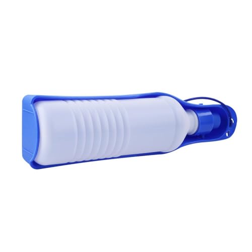Pet Dog Travel Water Bottle Foldable Dog Water Dispenser Portable Dog Water Bottle with Drinking and Feeding Function(500M...
