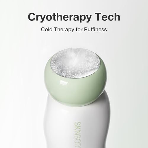 SKNBODY CryoReset™ Cooling Eye Wand – Cryotherapy Massager with SonicTap™ Vibration, Depuffing Tool for Dark Circles & Puf...