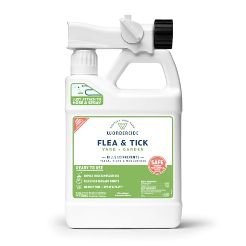 Wondercide - Ready to Use Flea, Tick, and Mosquito Yard Spray with Natural Essential Oils – Mosquito and Insect Killer, Tr...