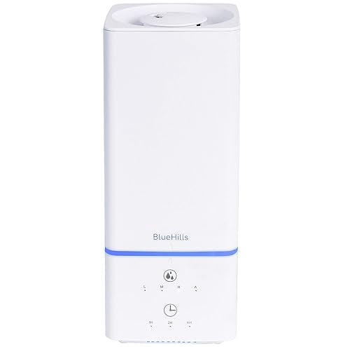 BlueHills 2000 ML Essential Oil Diffuser Humidifier Combo Square White Aroma Diffuser for Large Room Home 2 Liter Extra La...