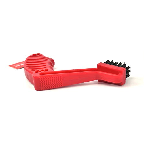 Maxshine Car Detailing Foam Pad Conditioning Brush - Wool Buffing Pad and Polishing Pad Cleaner - Red