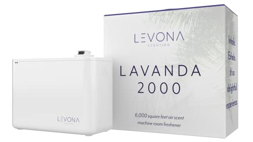 LEVONA SCENT Machine Lavanda: Up to 6000 SQFT HVAC Diffuser- Waterless Scent Air for Office, Hotel & Home Diffuser - Fragr...