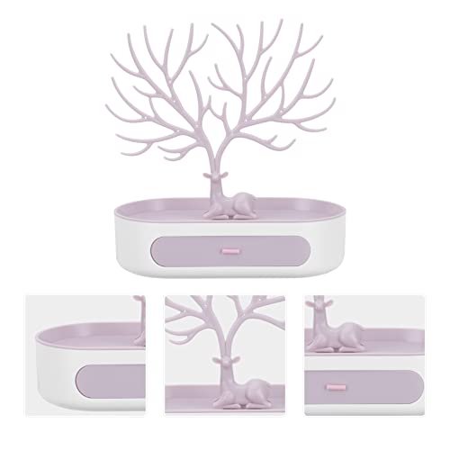 PACKOVE 1pc Deer-shaped Multifunctional Jewelry Display Tray for Storage Organizer for Living Room and Bathroom Decor Cute...