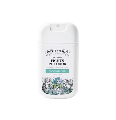 Poo-Pourri Pawsitively Fresh Pocket Deodorizer Spray – Dog & Cat Odor Remover – Plant Based Ingredients – Vet Recommended...