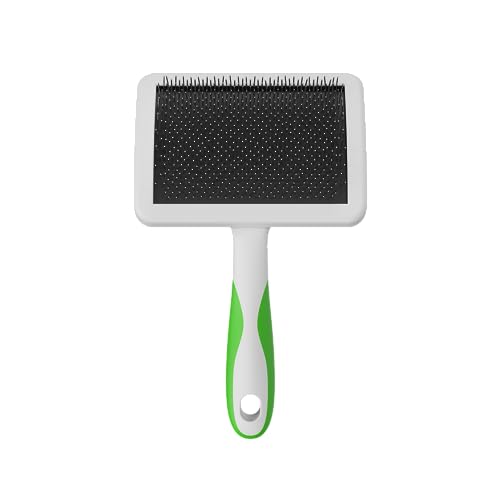 Andis 68540 Self-Cleaning Animal Slicker Brushes with Curved Stainless-Steel Bristles for All Breeds - Reduces Shedding by...