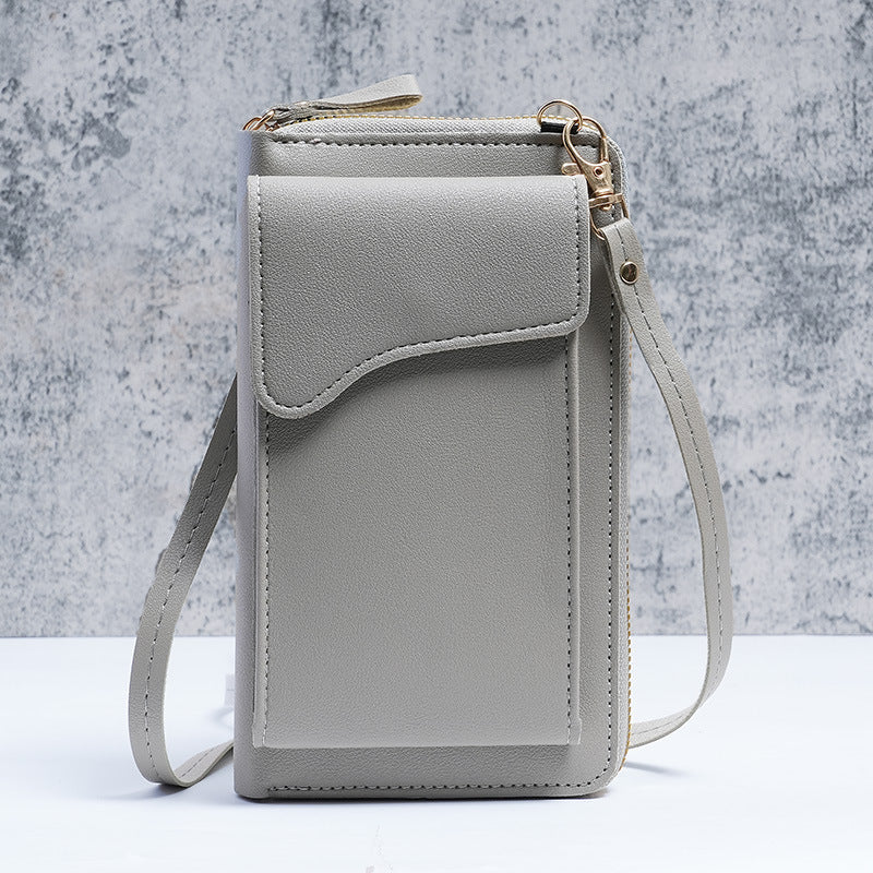 Fashionable Korean-style Shoulder And Crossbody Bag Womens Long Wallet