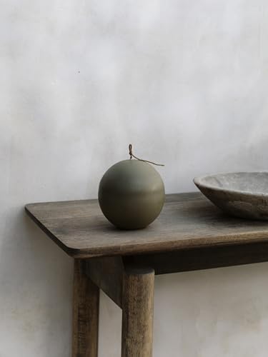 LAWA Imperfect Sphere Candle - Beautiful Handmade Pillar Scented Soy Wax Elegant Aesthetic Candle Housewarming Gift Home R...