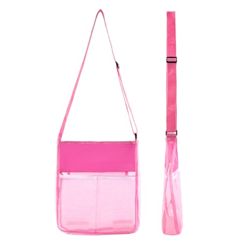 Mesh Beach Bag for Shells Collecting,Cross Body Shell Bags for Beach,Sea Shell Bags,Seashell Collecting Bag for Swimming