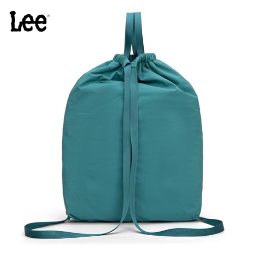 Montana West x Lee Drawstring Backpack Bag Lightweight Small Gym Swim Beach Bag Water Resistant Sports Sackpack for Men Wo...