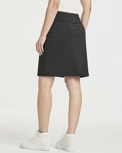 Real Essentials 3 Pack: Women's 20" Golf Skirts Knee Length Skorts Athletic Long Active Casual Pockets (Available in Plus)