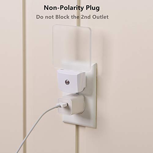 DEWENWILS Night Lights Plug into Wall, LED Night Lights for Kids, Dusk to Dawn Sensor, 3000K Warm Nightlight for Nursery R...