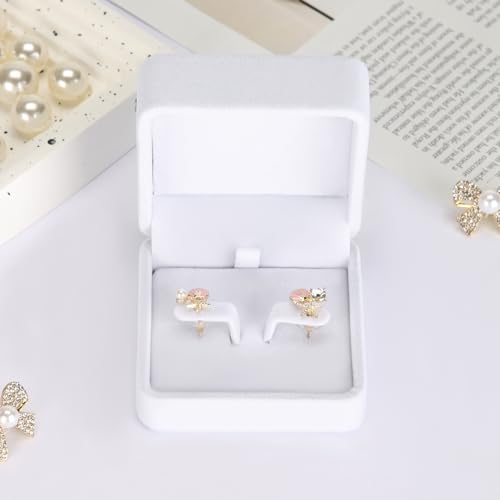 KUKUVR 6 Pieces Classic Velvet Jewelry Earring Gift Box for Stud Earring Necklace Pendant, Jewellry Earring Storage Displa...