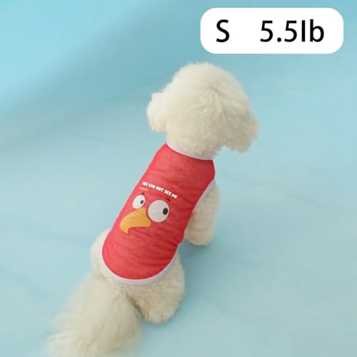 Ittokis 4 Pack Dog Cooling Shirts - Breathable Lightweight Shirts for Large Dogs Boy, Sleeveless Sun Protection Shirts for...