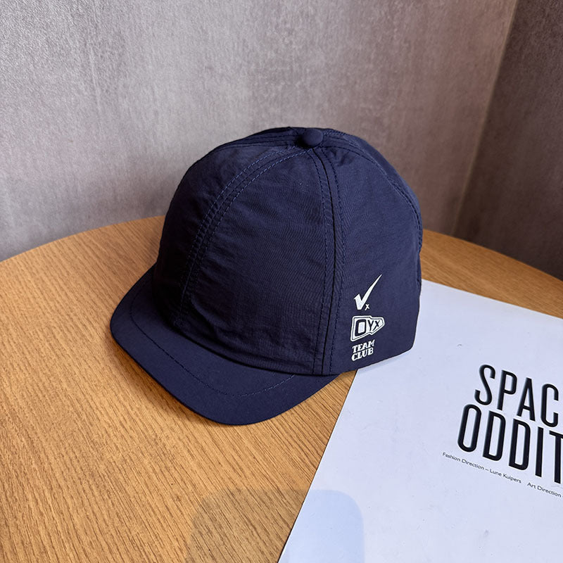 Summer Men's And Women's Solid-color Quick-drying Breathable Short-brimmed Hat With Simple Design - OYX Letter Style - Outdoor Fashionable Casual Baseball Cap