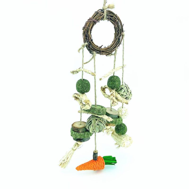 Parrot Toys Hamster Gnawing Toy Rabbit Molar String