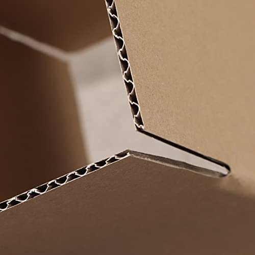 CRUGLA 9x6x4 Shipping Boxes for Small Business, Cardboard Corrugated Mailing Packaging Box, 25 Packs