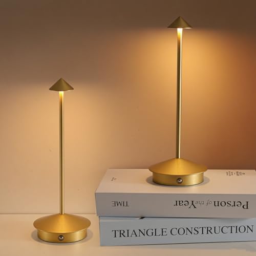 XIH Cordless Table Lamp Set of 2, 5000mAh Rechargeable Battery Powered LED Desk Lamp, Portable Touch Dimming Outdoor Table...
