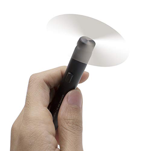 GS GLOWSEEN Pocket Fan, Mini Portable Handheld Fan Battery Powered Cooling Fan for Women Men Reading Home Office Travel Ca...
