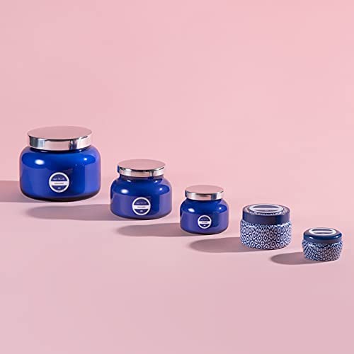 Capri Blue Volcano Printed Travel Tin Jar Candle - Luxury Candle with a Long Lasting Soy Wax Blend - Scented with Tropical...