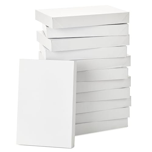 Hallmark 17" XL Gift Boxes with Lids (12 White Robe Boxes, White) for Birthdays, Graduations, Christmas, Weddings, Bridal ...
