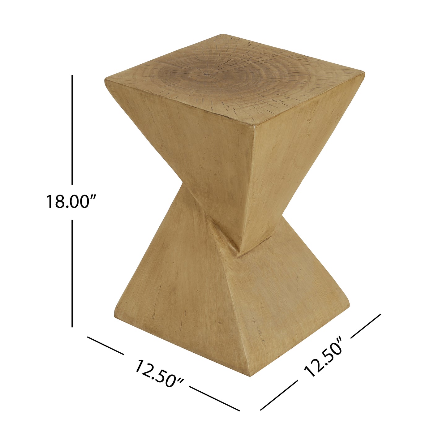 TESS Modern Side Table -Stylish End Table Compatible With Living Room, Bedroom, Or Office,Versatile Home Furniture,Light Natural Color