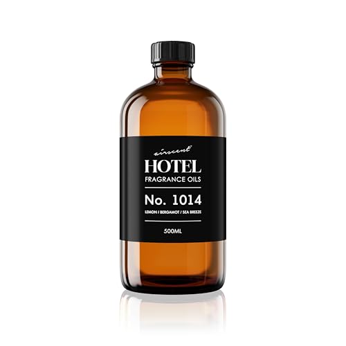 AirScent Hotel Diffuser Oil No. 1014 - The Iconic 5-Star Hotel Coastal Blend - Lemon Bergamot Sea Breeze - Fragrance Oil f...