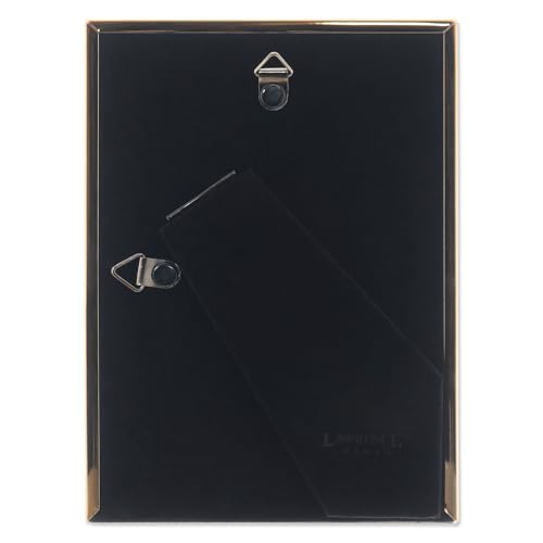 Lawrence Frames 5" W x 7" H Simply Gold Metal Picture Frame (670057)