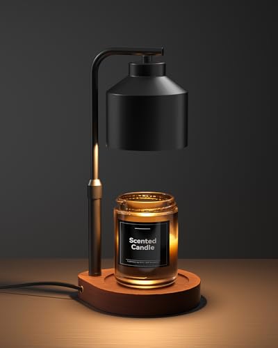 Cozmara Candle Warmer Lamp with Timer & Dimmer for Yankee Candles, Adjustable Height Candle Warmer for Jar Candles, Wax Me...