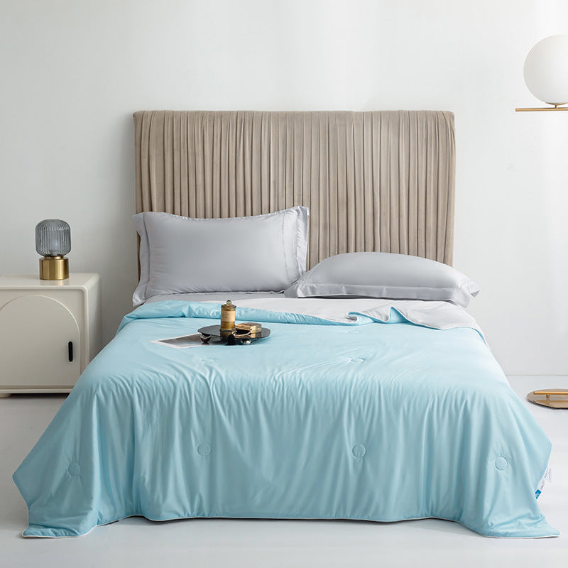 Summer Cooling Fiber Lightweight Blanket Comforter Double Side Breathable Soft