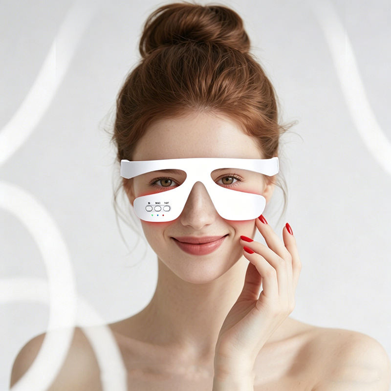 The Eye-care Device Features Multiple Vibration-massage Settings For Gentle Soothing Eye Care