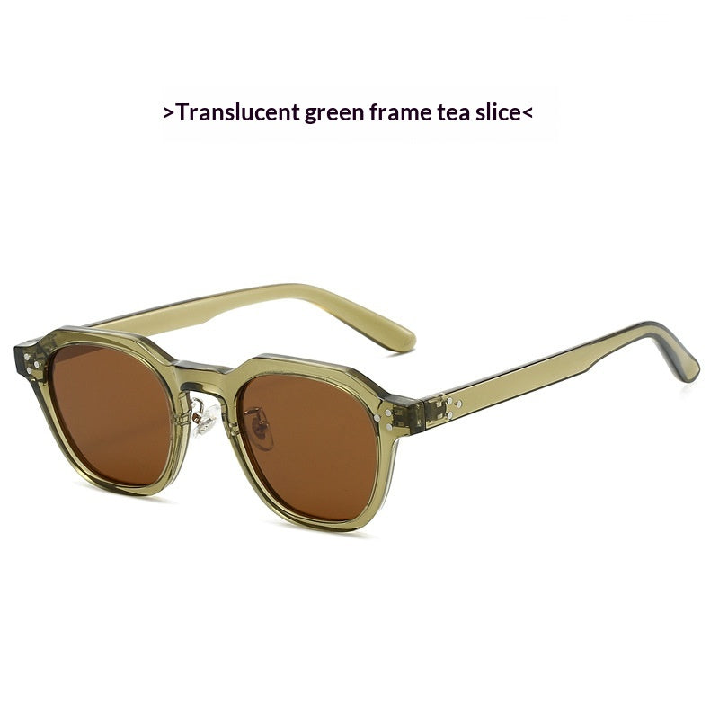 Niche Polygonal Sunglasses With A Premium Sun-blocking Design