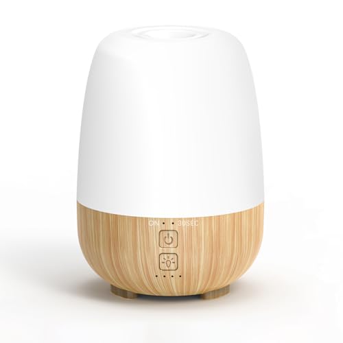 SEEDSEEL 150ML Cordless Essential Oil Diffuser, Built-in 6000mAH Rechargeable Battery, 7-Hour Runtime, 7 LED Color Changin...